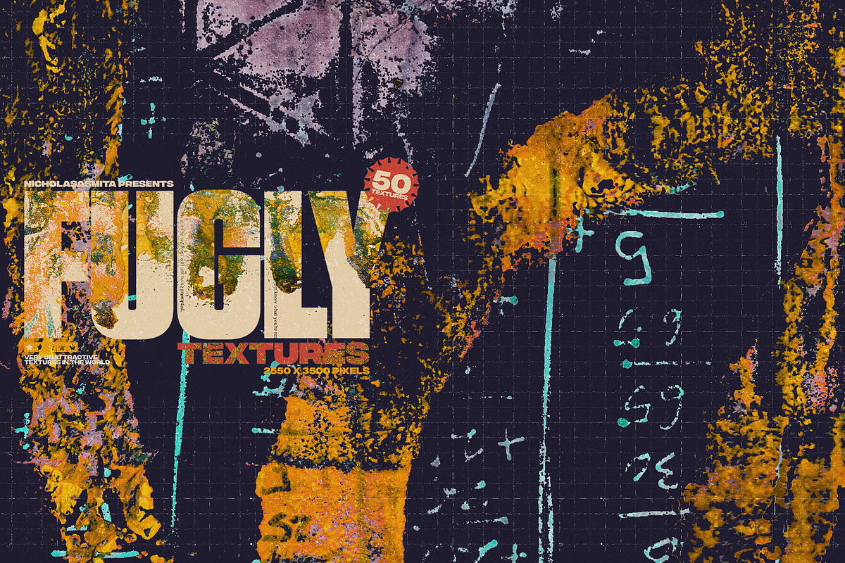 Fugly: 50 Transparent PNG Textures, a Texture Graphic by nicholasasmita (Photo 8 of 10)