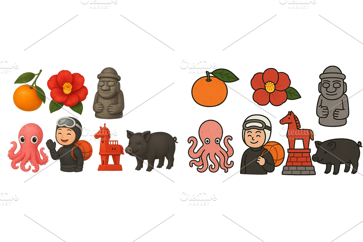 Colorful vector flat illustration, an Illustration by ZinetroN