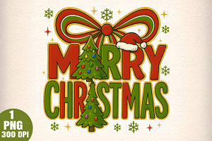 Merry Christmas PNG, an Illustration by Daily.Designs