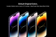 Phone 14 Pro - 21 Mockups Scenes, an iPhone Mockup by Asylab (Thumbnail 3 of 35)