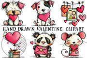 Hand Drawn Valentine Clipart, an Illustration by OK Design (Thumbnail 2 of 6)