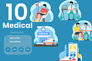 Medical Illustration Pack, an Illustration by baii09 (Thumbnail 1 of 4)