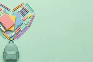 Back to school concept with statione, a Photo by Dvoevnore photos