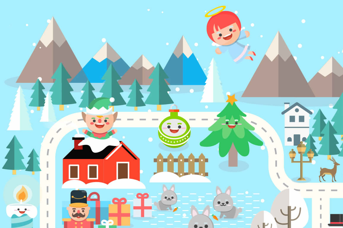 Xmasland Christmas poster design, a Flyer Template by www.lemongraphic.design (Photo 3 of 6)