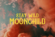 Moonchild | A Celestial Display Font, a Handwritten Font by Creative Wannabe (Thumbnail 5 of 5)