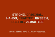 Arcana Game Pixel Font, a Font by alpercakici (Thumbnail 8 of 13)