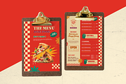 Retro Menu Flyer, a Flyer Template by Azruca (Thumbnail 2 of 3)
