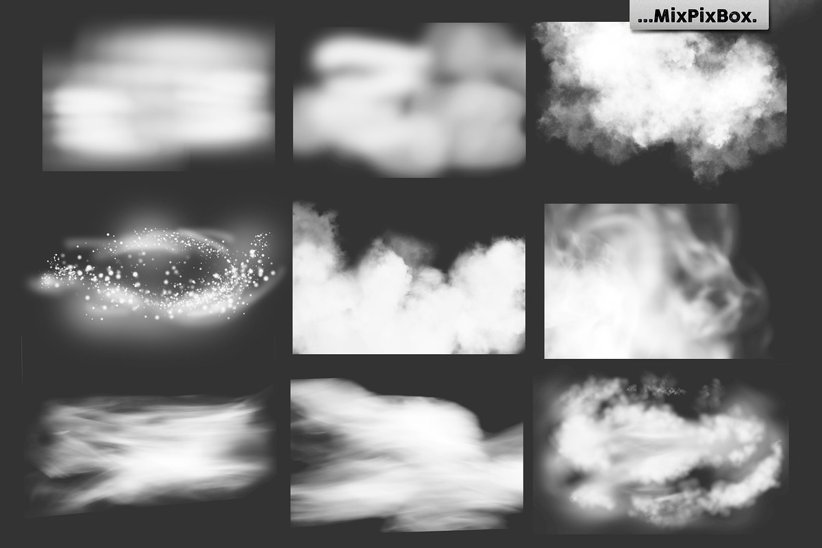 Fog Photoshop Brushes, a Brush Add-On by MixPixBox (Photo 2 of 4)