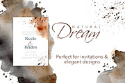 Ombre Grey & Brown Washes, an Illustration by Feather Grace Designs (Thumbnail 6 of 7)