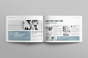Annual Report Template Landscape, a Brochure Template by E-Type (Thumbnail 10 of 13)