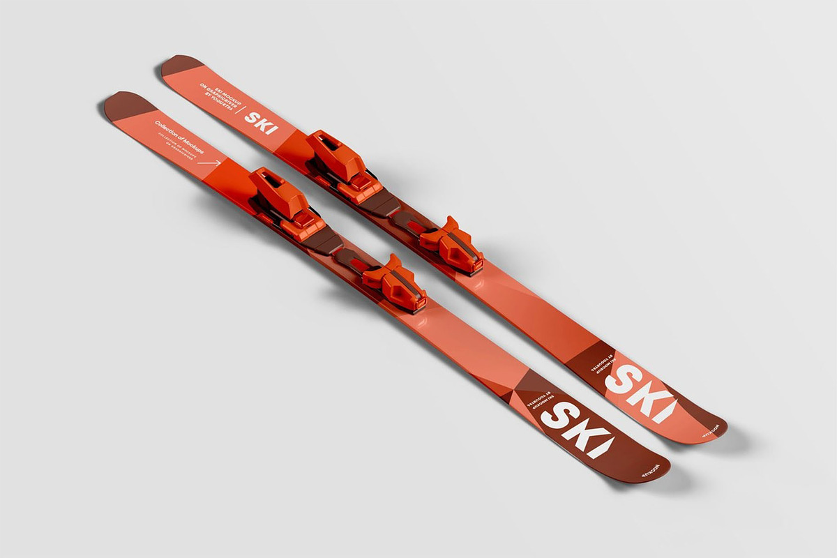 Skis Mockup, a Product Mockup by Se٧enStudio (Photo 9 of 12)