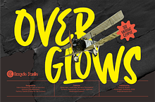Overglows - Bold Brush Font