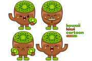 Kiwi Mascot Vector Pack, an Illustration by MEDZ (Thumbnail 3 of 5)