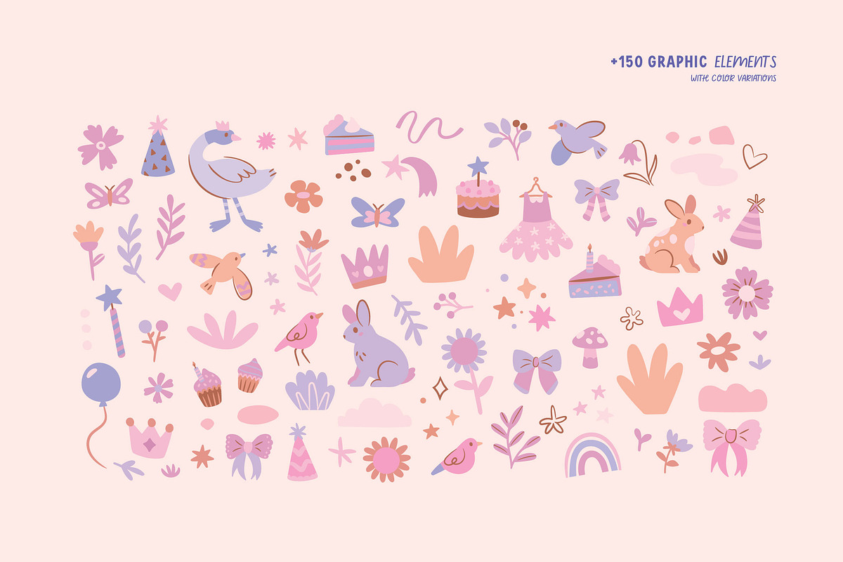Flower Ballerinas, a Person Illustration by Lucia Baertl (Photo 6 of 16)