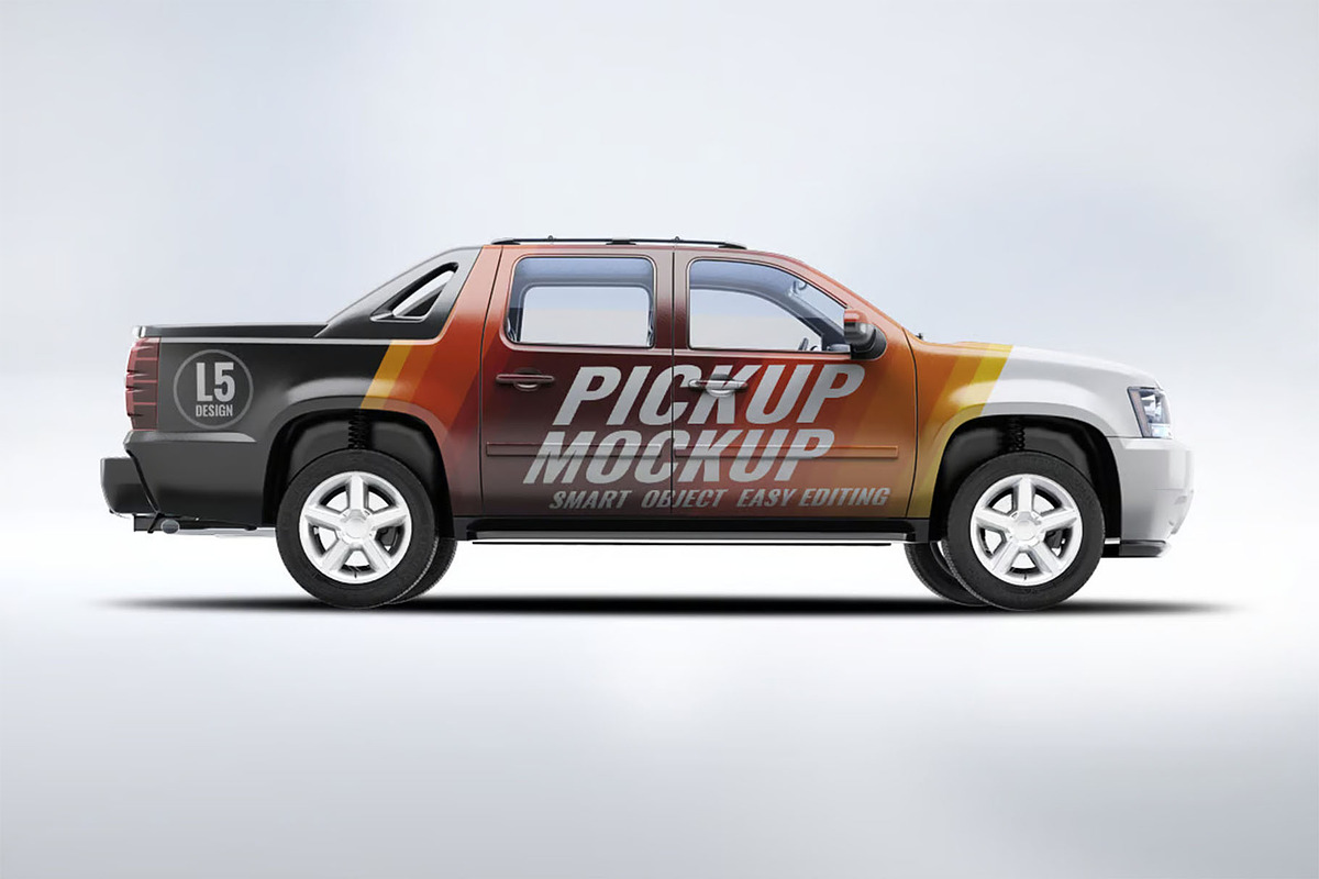 4X4 Pickup Truck Mock-Up, a Product Mockup by Hubzway (Photo 3 of 8)