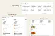 Kitchen hub - Notion template, an App Template by Iasan Design (Thumbnail 5 of 11)