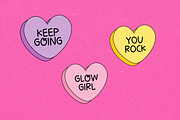 GLOWING NOTES | CUTE FONT, a Handwritten Font by Maria Feliz Fonts (Thumbnail 8 of 10)