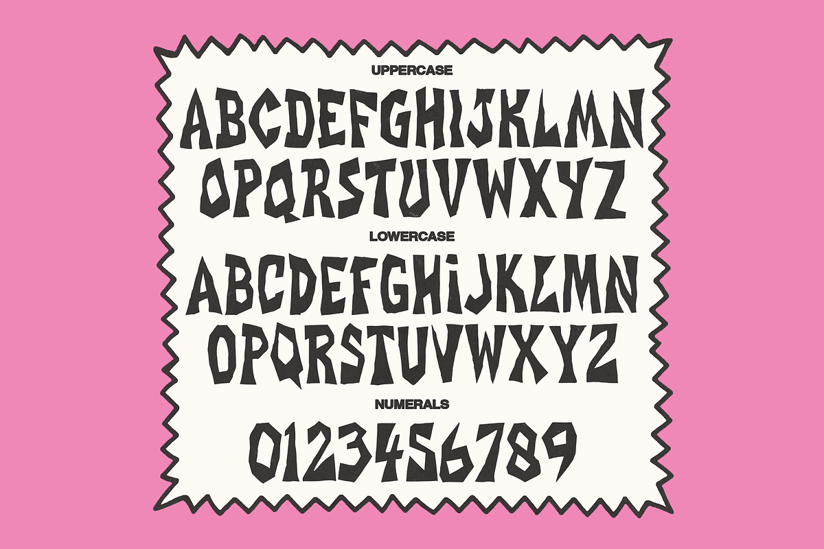 Basement Show Display Font, a Handwritten Font by Tom Gordon Design (Photo 2 of 5)