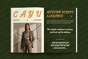 Cayu - Refined Modern Serif, a Serif Font by Astuti Studio (Thumbnail 21 of 23)