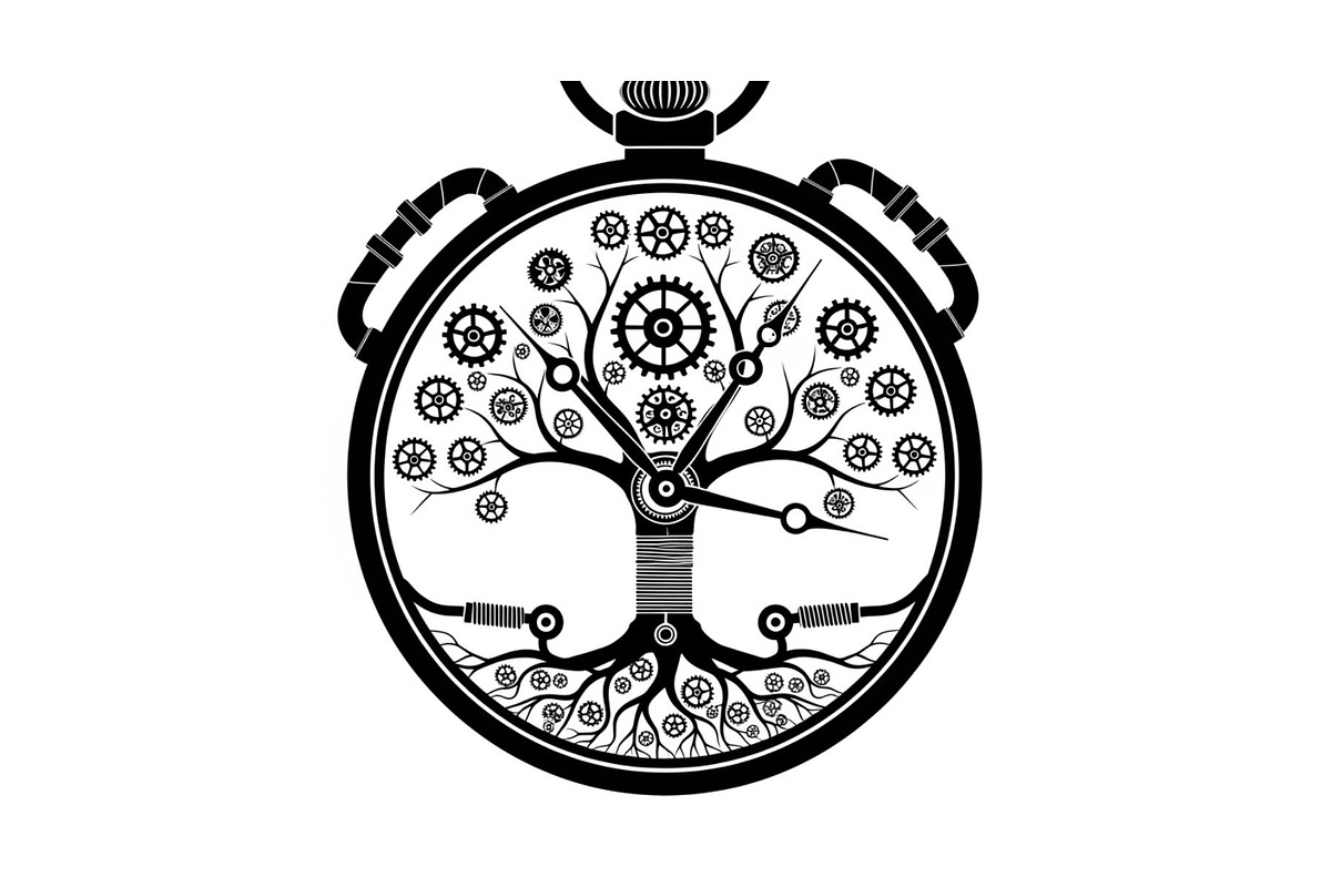 Steampunk Tree of Life Symbol Bundle, an Illustration by yasushie (Photo 5 of 31)