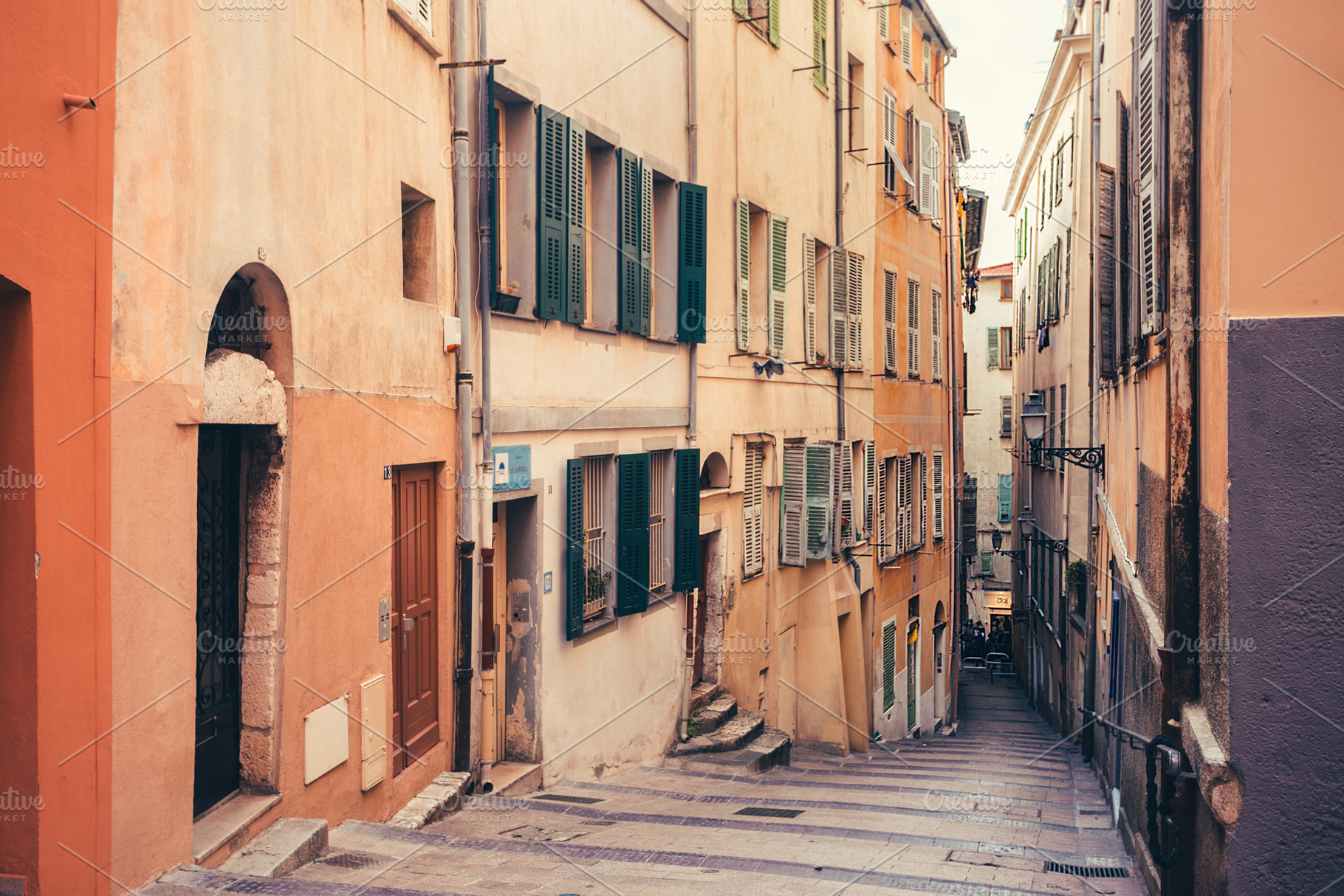 Charming Alleyway in Old Town Nice, a Holiday Photo by Julia Jane Creative