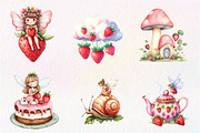 Spring Strawberry Fairy Garden, an Illustration by CreationArt (Thumbnail 8 of 9)
