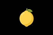 Flat vector illustration of a lemon, a Food Illustration by Pray Art Design Studio (Thumbnail 3 of 3)