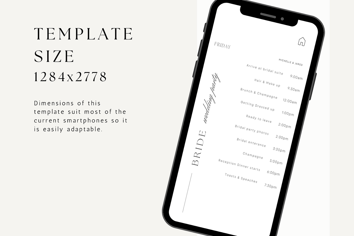 Coastal Wedding Itinerary Template, an Email Template by Jay Luxe Creative (Photo 7 of 7)