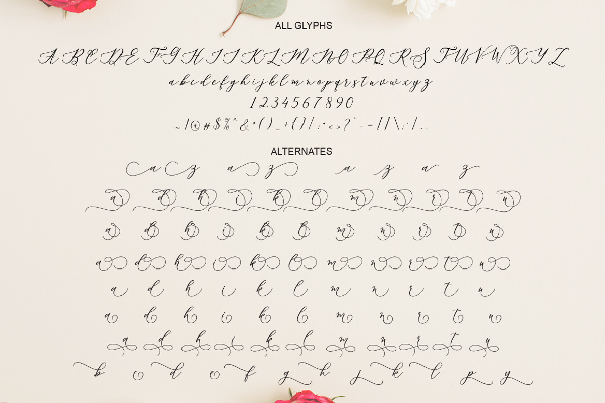Melinda, a Script Font by Amarlettering (Photo 7 of 7)
