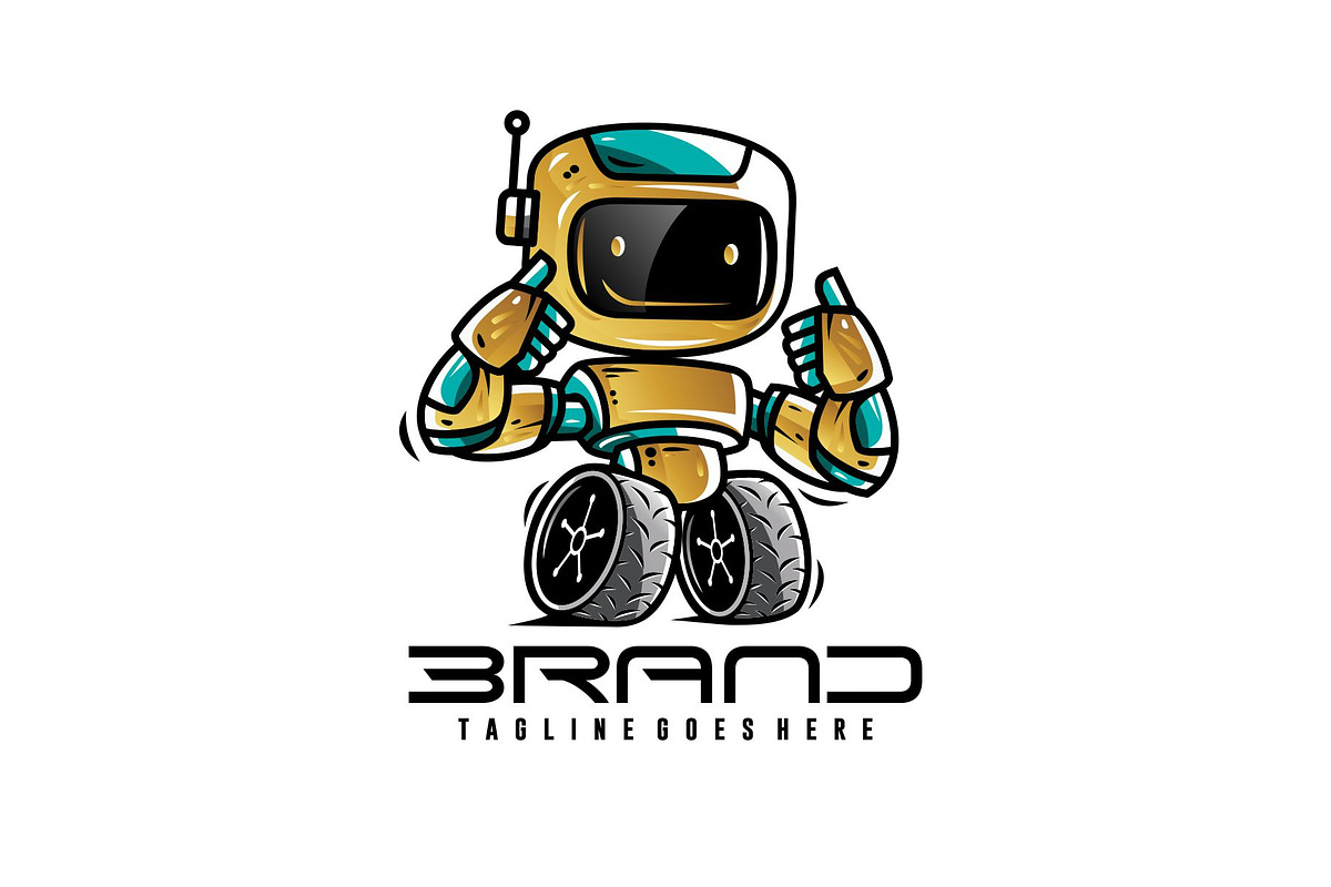Dinamic Bot, a Branding & Logo Template by herulogo (Photo 2 of 4)