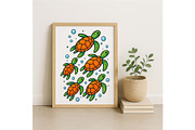 Sea Turtle Cute Ocean Illustration, a Background Graphic by LaseredNinja (Thumbnail 2 of 7)