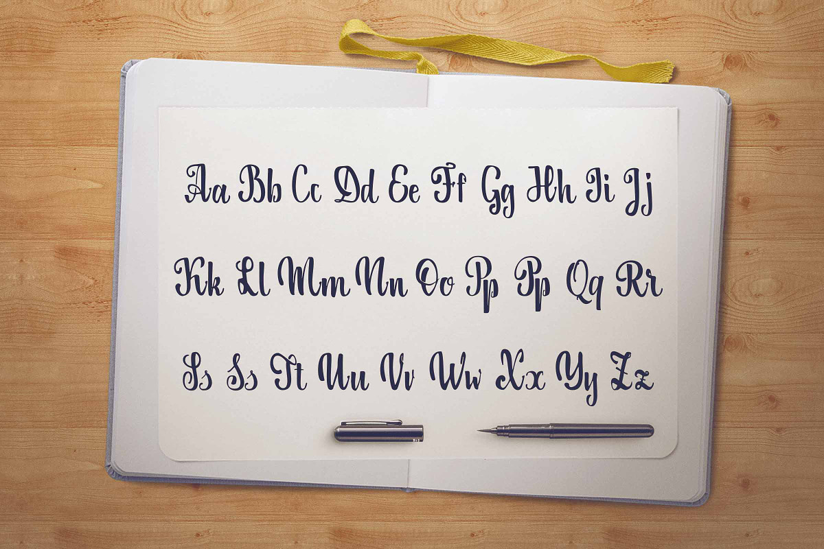 Bakinskay Handmade Font Brush preview 4