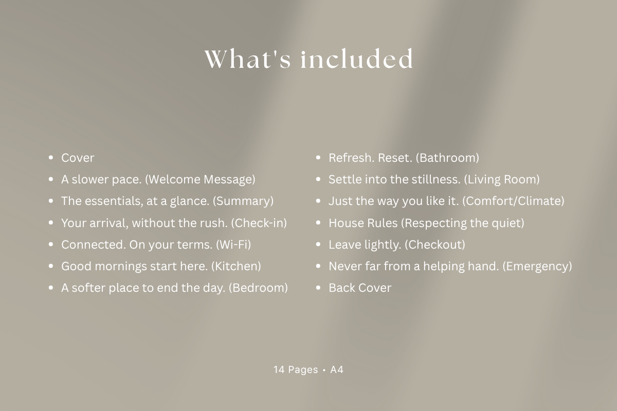 Boutique Lodge Guest Guide Template, a Magazine Template by batang (Photo 3 of 4)