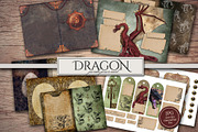 Dragon Scrapbooking Kit, an Illustration by Secret Helper (Thumbnail 1 of 7)