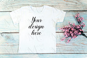 18 Kids White t-shirt Mockup bundle., a Print Template by MockupMarket (Thumbnail 11 of 19)