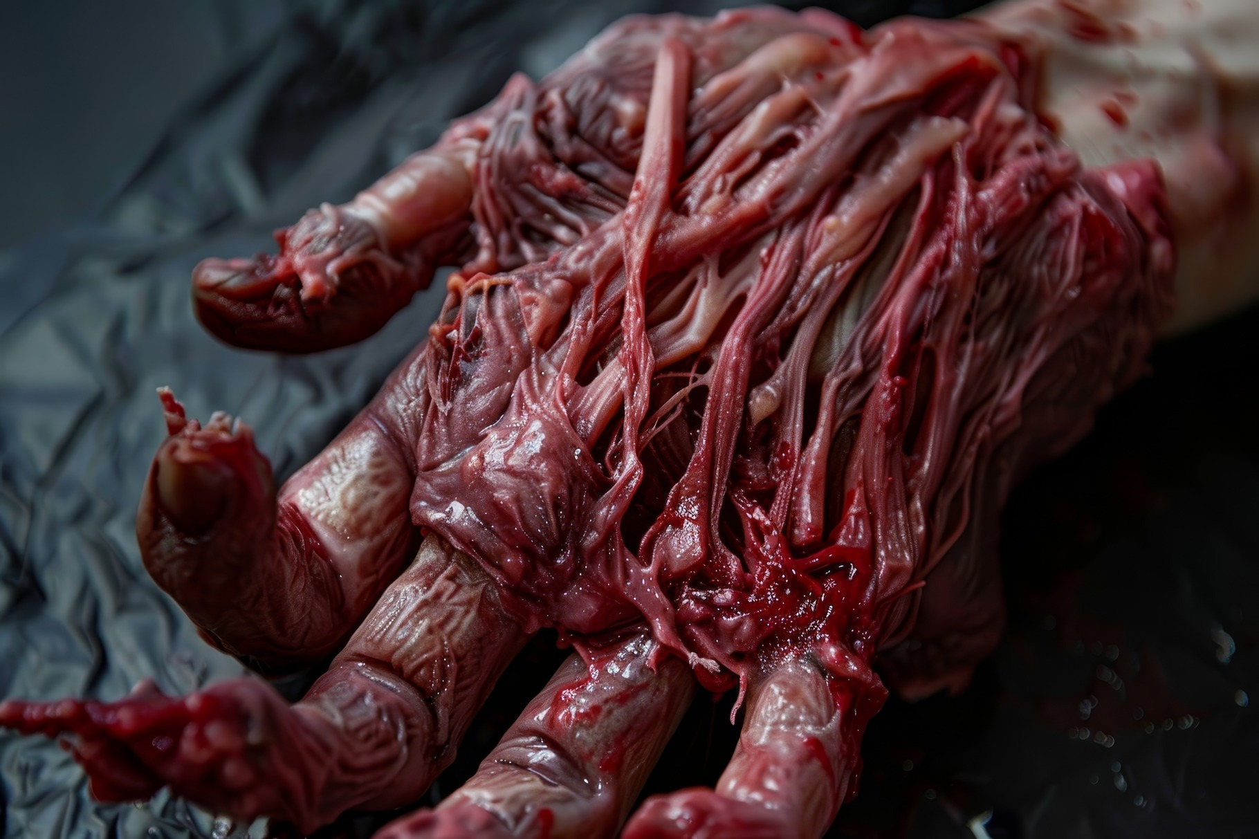 A detailed study of a human hand sho, a Photo by Tanuart