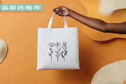 Wildflower Line Art Set, a Decorative Illustration by Irina Ostapenko (Thumbnail 2 of 3)