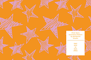 Pink Stars Seamless Pattern, a Pattern Graphic by Bonfloret Studio (Thumbnail 1 of 3)