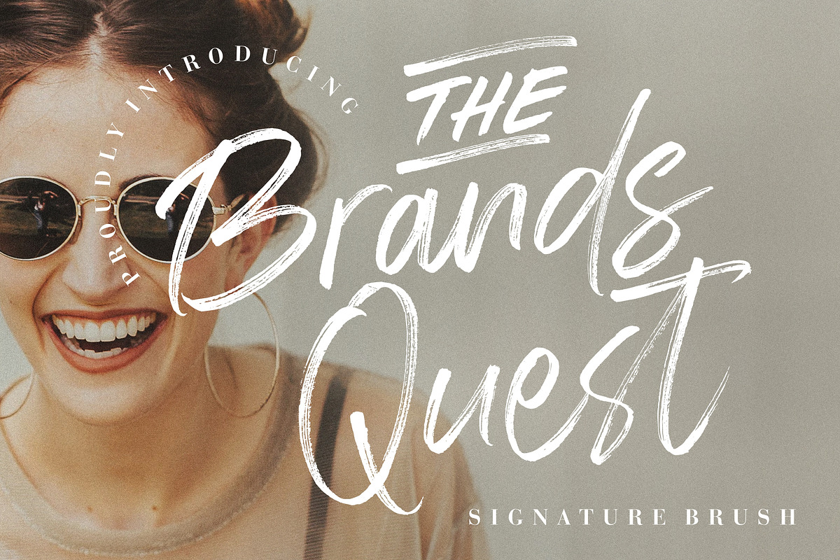 The Brands Quest Signature Brush, a Script Font by Creatype Studio (Photo 1 of 9)