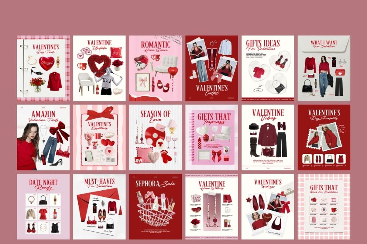30 Valentine Instagram Post LTK, a Social Media Template by Amaré Creative (Photo 9 of 9)