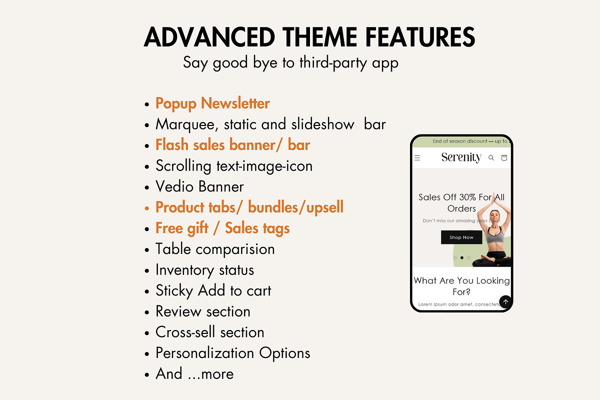 Serenity - Premium Shopify Theme, a Shopify Template by Xynotheme (Photo 3 of 7)
