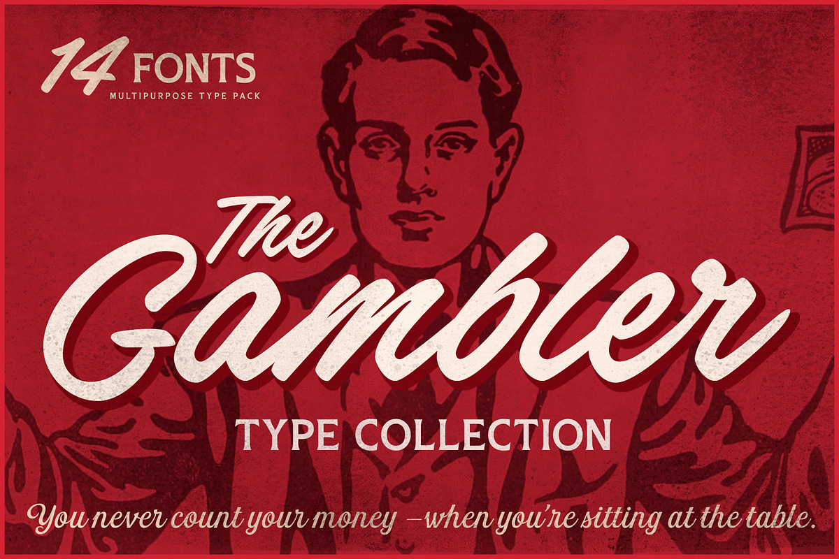 Gambler Type Collection, a Sans Serif Font by Fenotype (Photo 1 of 13)