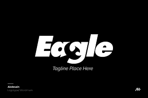 Eagle Wordmark Logo, a Branding & Logo Template by Akdesain