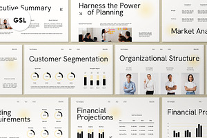 Gradient Business Plan Google Slide