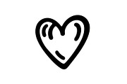 Hand Drawn Heart Doodle Vector Bundl, an Illustration by Creativeshirt (Thumbnail 46 of 48)