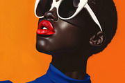 109 Fashion models in sunglasses, a Beauty & Fashion Photo by Handmadefont (Thumbnail 14 of 113)
