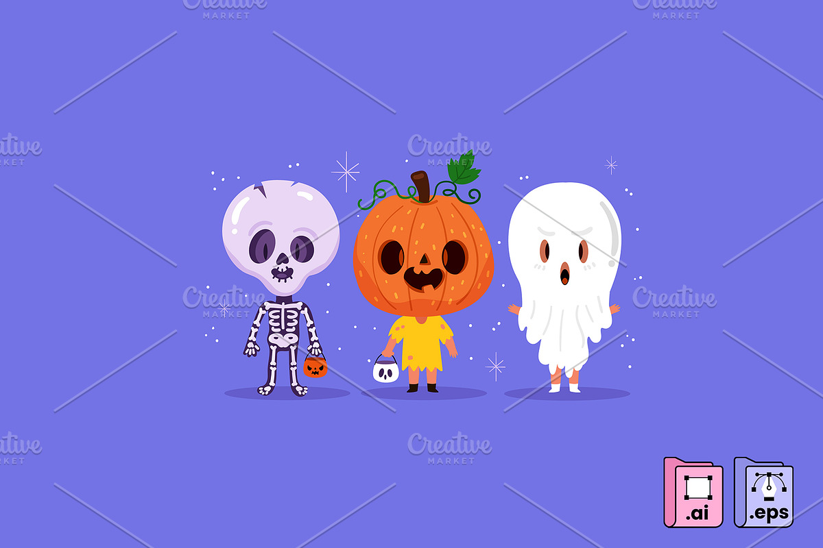 Halloween Characters, a Person Illustration by MISS CHATZ (Photo 2 of 3)