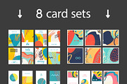 Abstract compositions and cards set, a Pattern Graphic by pixelwerk (Thumbnail 4 of 4)