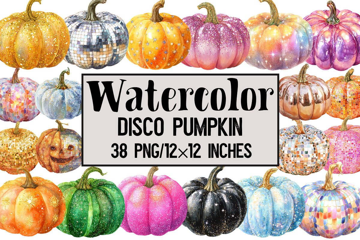 Disco Pumpkin, an Illustration by Design Market (Photo 1 of 3)