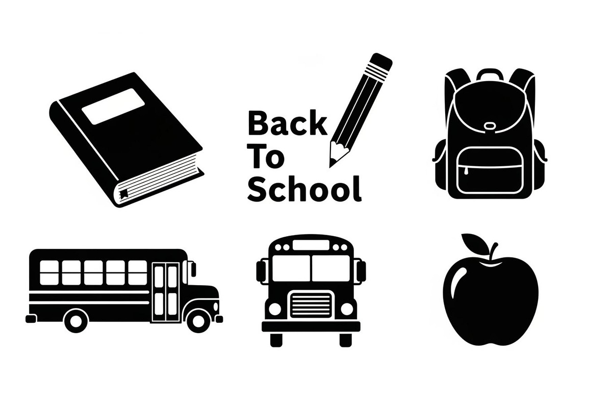 Back To School Silhouette Bundle, an Illustration by Designer_Momina (Photo 38 of 51)